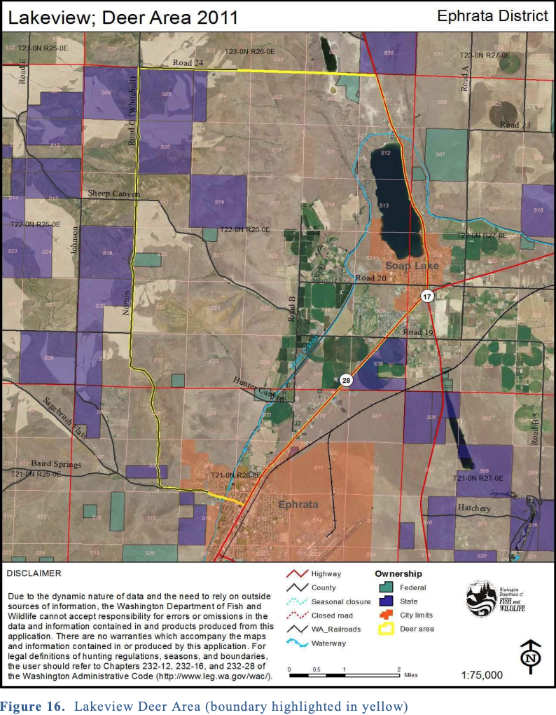 lakeview deer map